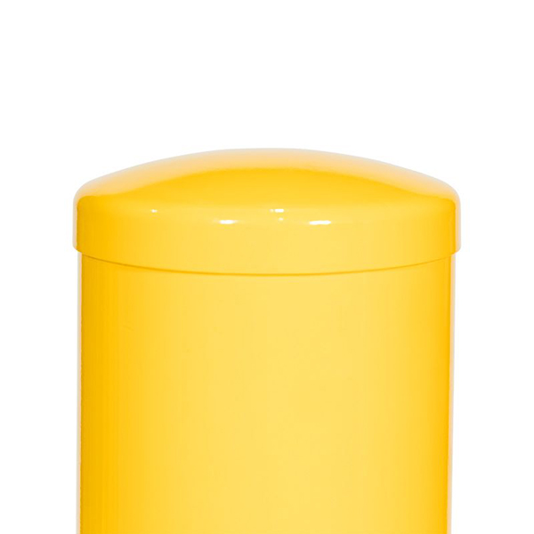 Heavy-Duty Applications Bolt Down Metal Road Safety Protection Yellow Post