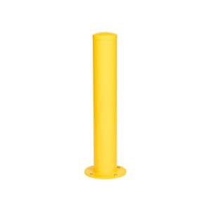 Heavy-Duty Applications Bolt Down Metal Road Safety Protection Yellow Post