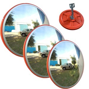 130° Wide-Angle Convex Safety Mirror for Blind Spots Home, Office, Outdoor & Garage