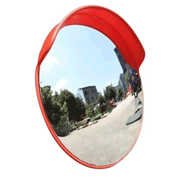 60CM Wide-Angle HD Convex Safety Mirror for Driveways Durable Plastic Body