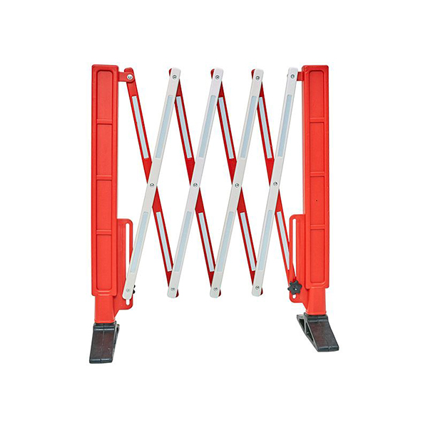 Durable And Long-Lasting Red/White Expandable Safety Barrier