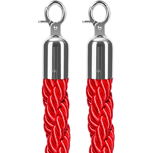 Durable Twisted Barrier Rope for Crowd Control and Queue Management