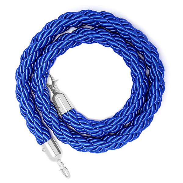 Durable Twisted Barrier Rope for Crowd Control and Queue Management