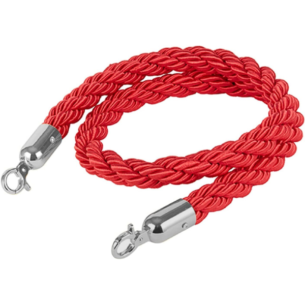 Durable Twisted Barrier Rope for Crowd Control and Queue Management