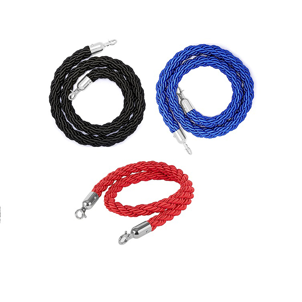 Durable Twisted Barrier Rope for Crowd Control and Queue Management