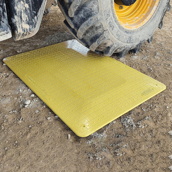 Extremely Durable & Reliable Yellow Pedestrian Hole Cover