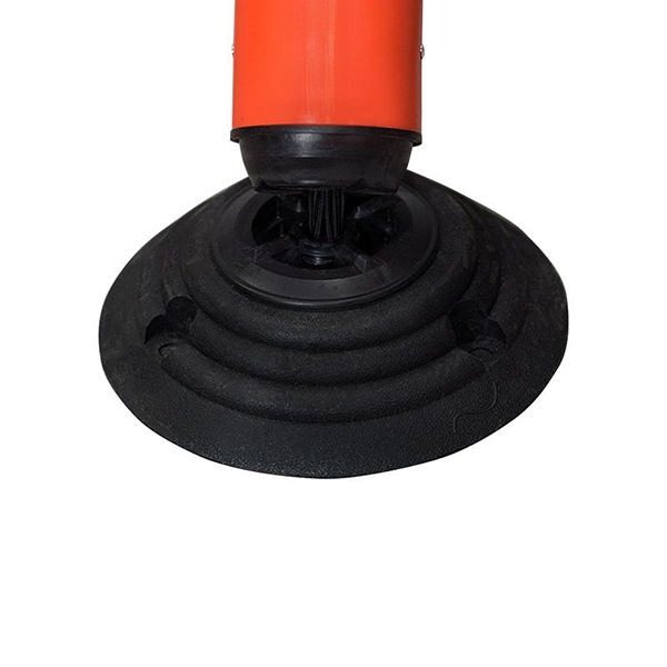 Flexible Red & White Polyethylene Traffic Post