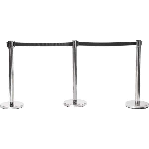 New Stainless Steel Queue Barrier Post