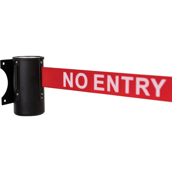 No-Entry Retractable Red Belt Barrier with Safety Brake