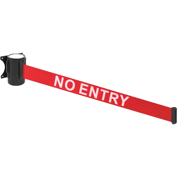 No-Entry Retractable Red Belt Barrier with Safety Brake