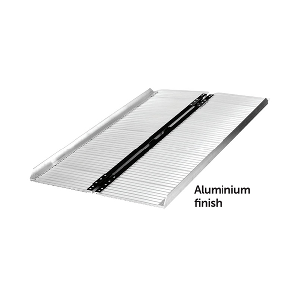 Sturdy & Non-Slip Folding Silver Access Ramps