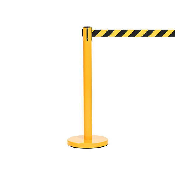 Sturdy & Non-trip Rectangular Pull Out Yellow Barrier 