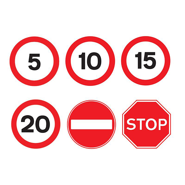 Self-Standing Metal Framed Economy Work Traffic Signs