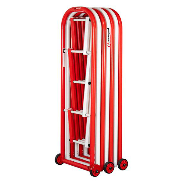  Red & White Ultra-Strong Aluminum Expandable Barrier Gate