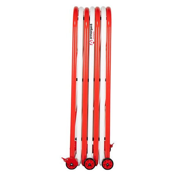  Red & White Ultra-Strong Aluminum Expandable Barrier Gate