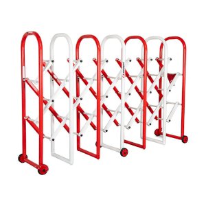  Red & White Ultra-Strong Aluminum Expandable Barrier Gate