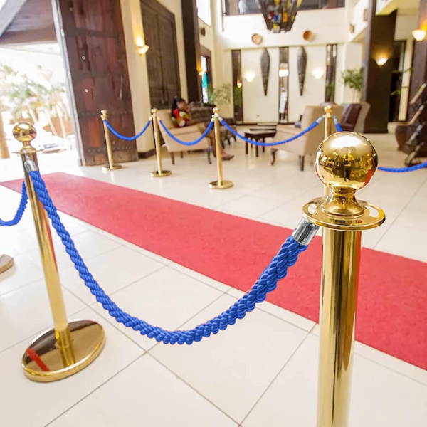 VIP Twisted Barrier Ropes Ideal for Bars & Exhibitions 