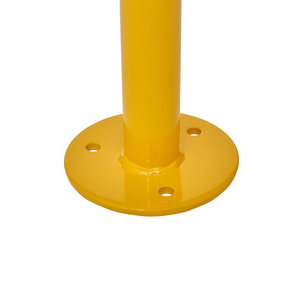 Yellow Fixed Corrosion-Proof Parking Security Post Barrier