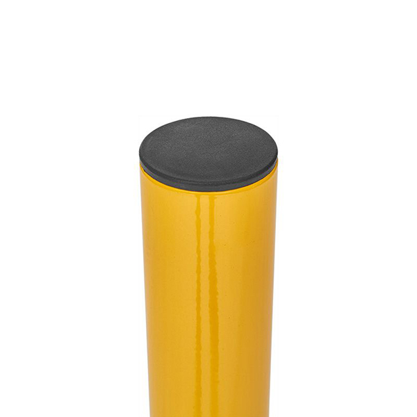 Yellow Fixed Corrosion-Proof Parking Security Post Barrier